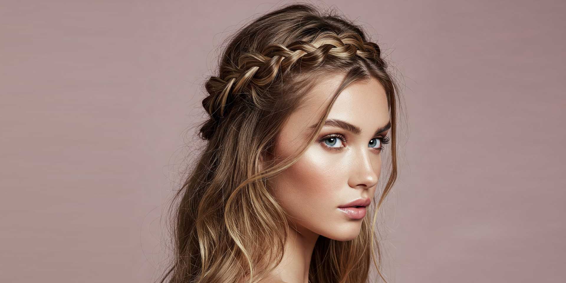 Braided Crown hairstyle